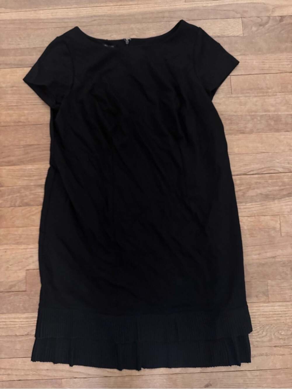 Talbots Woman Petites Women's Black Knee Length Shift Dress - Size 14WP
b68